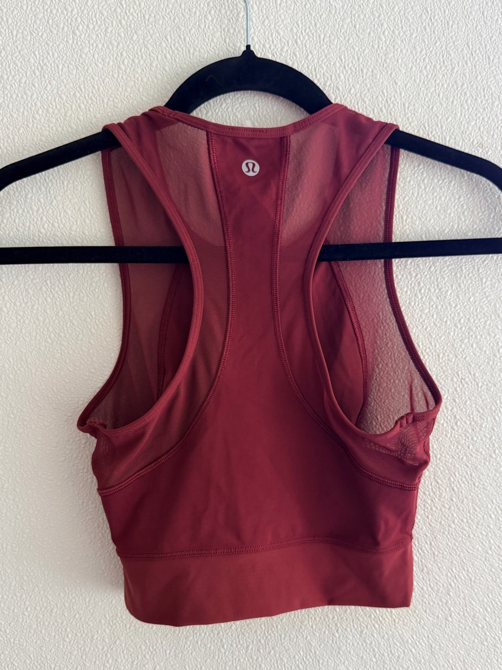 lululemon athletica Women's Maroon Racerback Sports Bra